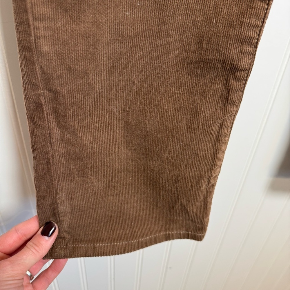GAP High Rise Vintage Slim Straight Brown Corduroy Pants Women’s Size 10/30R - Picture 4 of 12